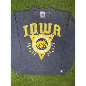 90s Iowa Hawkeyes - Vintage College Sweatshirt (Medium)
